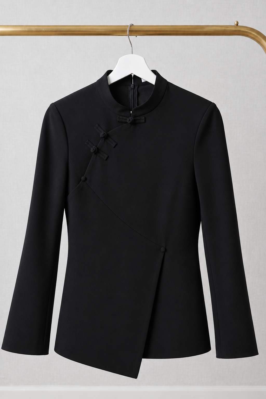 Haut Asymétrique Noir