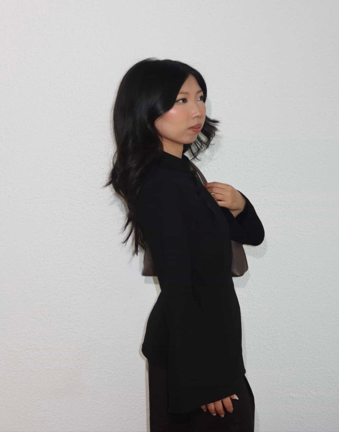Haut Asymétrique Noir